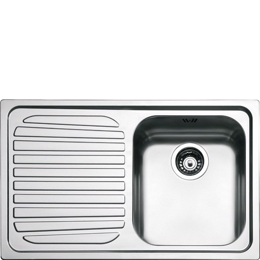 Smeg SP791S-2 lavello Lavello montato su piano Rettangolare Stainless steel Made in Italy