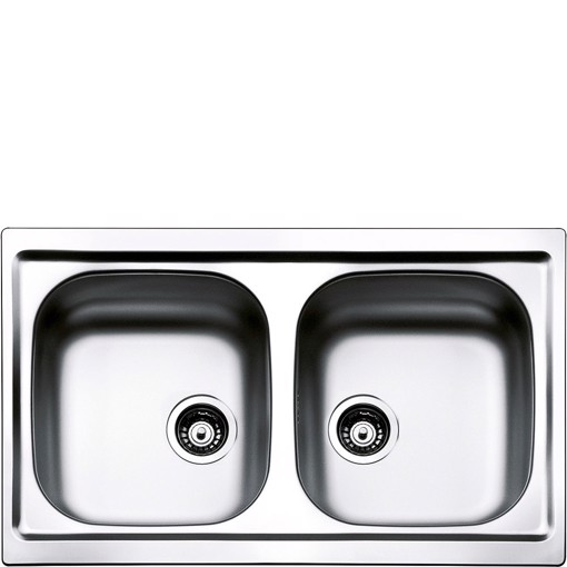 Smeg LYP792 lavello Lavello ad incasso Rettangolare Acciaio inossidabile Made in Italy
