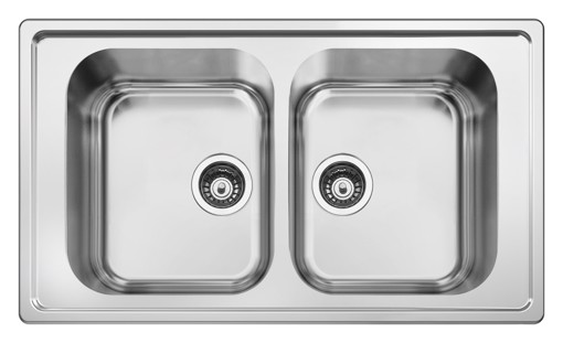 Smeg LPR862 lavello Lavello ad incasso Rettangolare Acciaio inossidabile Made in Italy