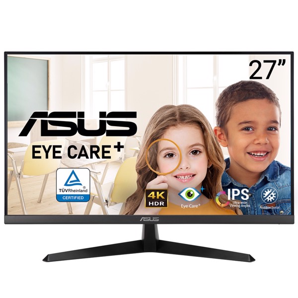 Asus Nero Vy27uq Monitor Pc 68,6 Cm (27") 3840 X 2160 Pixel 4K Ultra Hd Lcd - Immagine 3