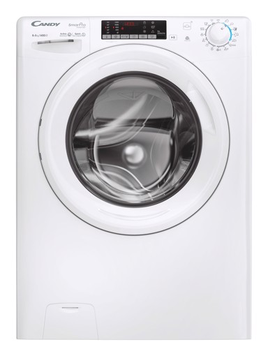 Candy Smart Pro Inverter, Lavasciuga Slim 8+5 KG, 10% più efficente della classe A, 1400 giri, Bianco, Inverter, Wi-Fi, COW4854TWM6/1-S
