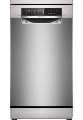 Bosch Serie 6 SPS6YMI14E Lavastoviglie SLIM da libera installazione 10 coperti Acciaio spazzolato anti-impronta Classe B