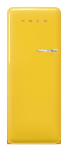 Smeg FAB28LYW6 monoporta Libera installazione 270 L Giallo Made in Italy