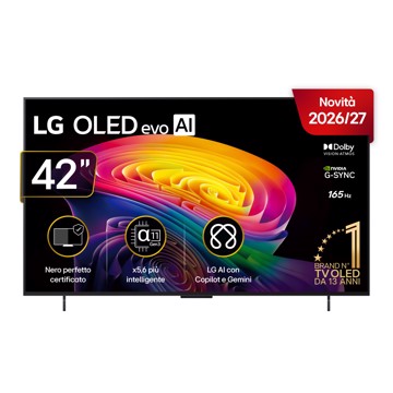 Televisore oled 42" uhd hdr10 t2/s2,4hdmi,2usb,os26,pc,a11.