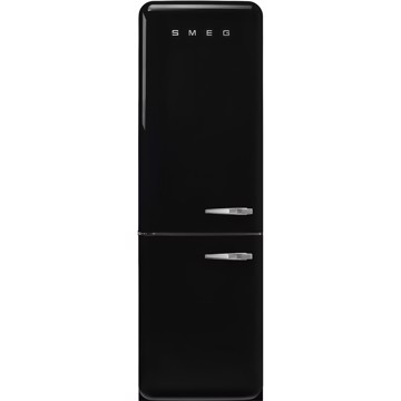 Frigorifero combinato nero h196,8 l60,1 p72,8 apert sini