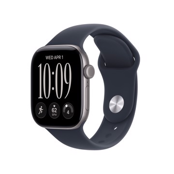 Apple watch series 12 gps 42mm space grey alum/navy sport m/