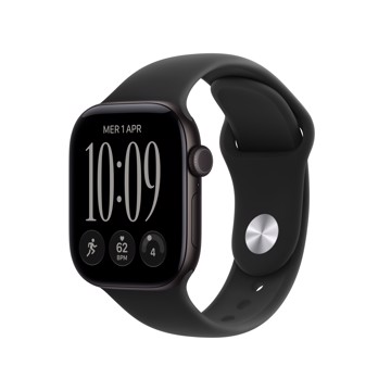 Apple watch s 12 gps cell 42mm black alum/black sport s/m