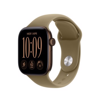 Apple watch s 12 gps cell 42mm dark bronze alum/olive sport