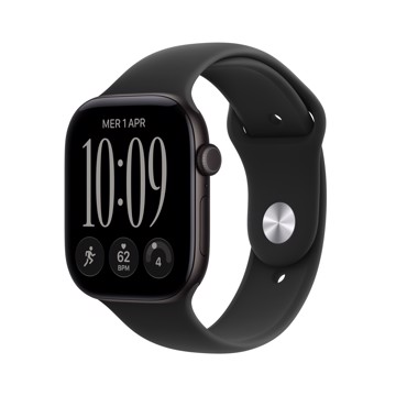 Apple watch s 12 gps cell 46mm black alum/black sport s/m
