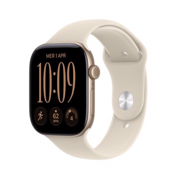 Apple watch s 12 gps cell 46mm light gold alum/sand sport s/