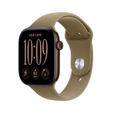 Apple watch s 12 gps cell 46mm dark bronze alum/olive s/m