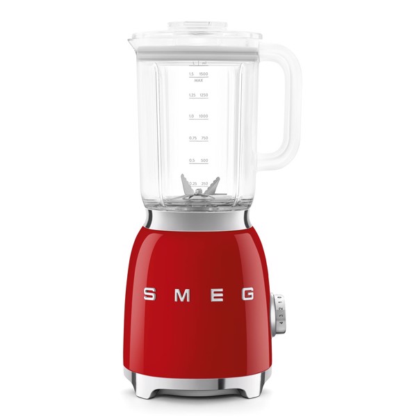 Smeg Rosso Frullatore Da Tavolo 50'S Style – Lucido – Blf03rdeu