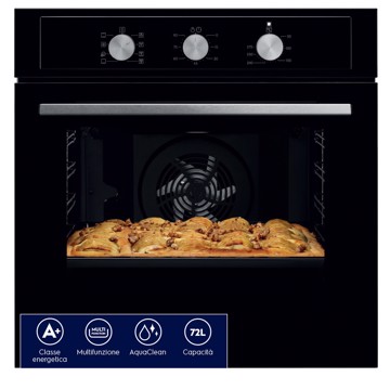 Forno da incasso nero contaminuti