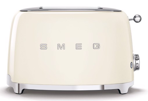 Smeg Tostapane 50's Style – Panna LUCIDO 2x2 – TSF01CREU