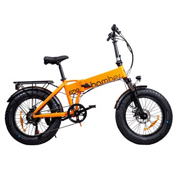Emg bomber nera x4 arancione 25km/h,40km,ruote da 20',36v
