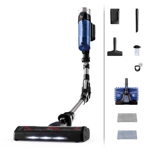 Rowenta XForce Flex 9.60 Aspirapolvere senza fili, Modello Aqua, RH20C0