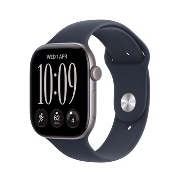 Apple watch s 12 gps cell 46mm space grey alum/navy sport m/