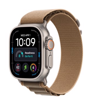 Apple watch ultra 4 gps cell 49mm titan/desert alpine loop