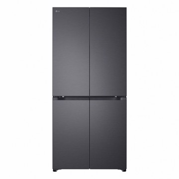 Frigo side by side 4porte nero h186 l83,5 p69,6