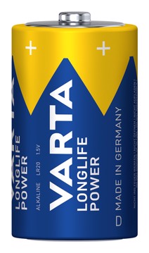 Batteria varta power d 2 pezzi