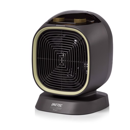 Imetec Termoventilatore Silent Power Smart, Silenzioso, 2100 W, 4 funzioni, Smart energy Function