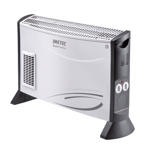 Imetec Termoconvettore Rapid Comfort, 2000 W, Risparmio energetico fino al 40%* in modalità Smart Energy, 4 Temperature