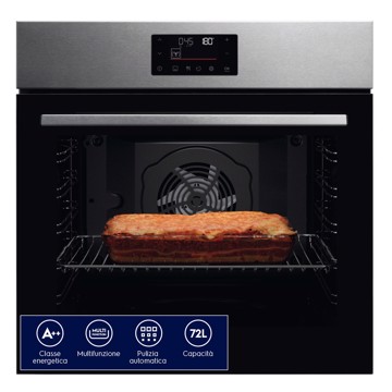 Forno da incasso 72lt pirolitico 11funz.
