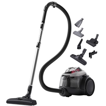 Aspirapolvere a traino cap.1,6l 72db grigio