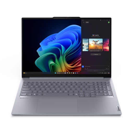 Lenovo ThinkBook 16 G7 QOY Copilot+ PC Snapdragon X1P-42-100 Computer portatile 40,6 cm (16") WUXGA 16 GB LPDDR5x-SDRAM 512 GB SSD Wi-Fi 7 (802.11be) Windows 11 Pro Grigio Italiano