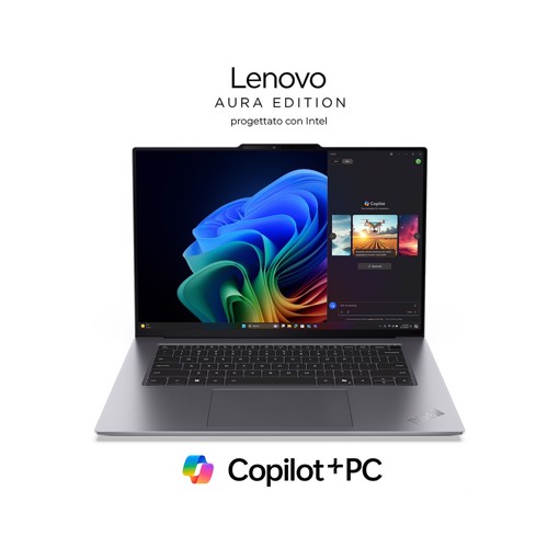 Lenovo ThinkPad X9-15 Gen 1 Copilot+ PC Intel Core Ultra 7 258V Computer portatile 38,9 cm (15.3") 2.8K 32 GB LPDDR5x-SDRAM 1 TB SSD Wi-Fi 7 (802.11be) Windows 11 Pro Grigio QWERTY Italiano