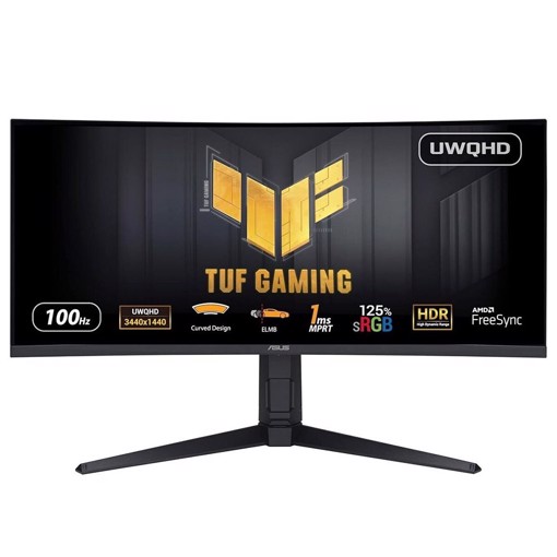 ASUS TUF Gaming VG34VQEL1A Monitor PC 86,4 cm (34") 3440 x 1440 Pixel UltraWide Quad HD LED Nero