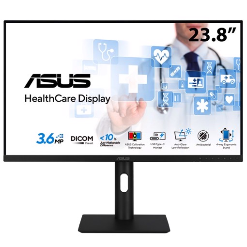 ASUS HA2441A Monitor PC 60,5 cm (23.8") 2560 x 1440 Pixel Quad HD LCD Nero