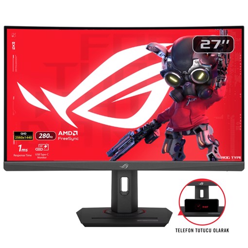 ASUS ROG Strix XG27WCMS Monitor PC 68,6 cm (27") 2560 x 1440 Pixel Quad HD LCD Nero