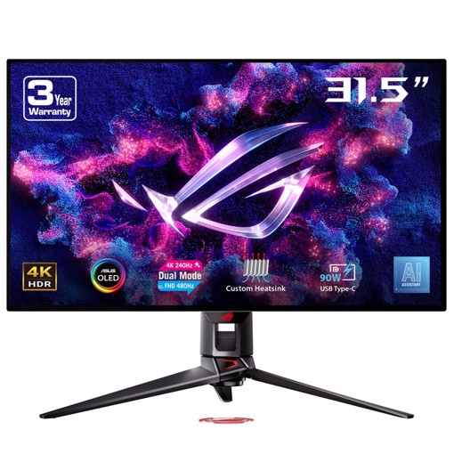 ASUS ROG Swift PG32UCDP Monitor PC 80 cm (31.5") 3840 x 2160 Pixel 4K Ultra HD OLED Nero
