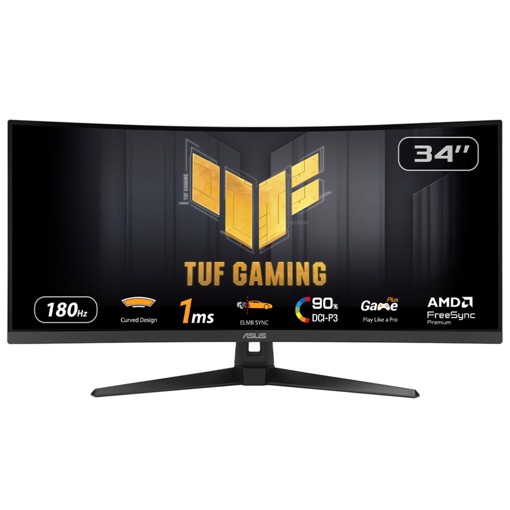 ASUS TUF Gaming VG34VQ3B Monitor PC 86,4 cm (34") 3440 x 1440 Pixel UltraWide Quad HD LED Nero
