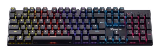 Xtrike Me XDXT803 tastiera Casa/ufficio USB QWERTY Inglese Nero