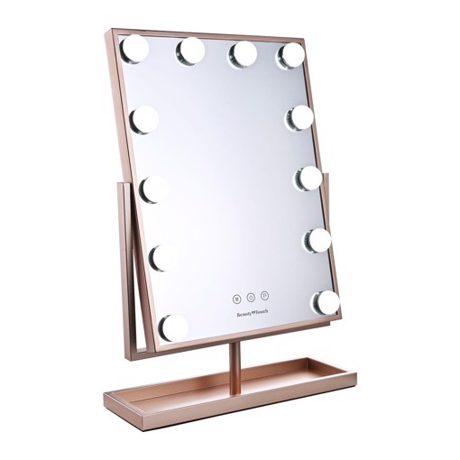 Beauty Touch XDGF2055 specchietto per trucco Libera installazione Rettangolare Rose Gold