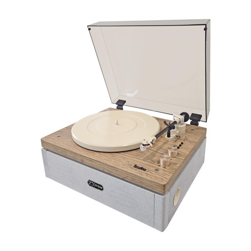 XD Enjoy BossaNova Giradischi con trasmissione a cinghia Grigio, Legno Semiautomatico