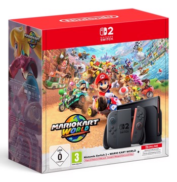 Consolle switch 2 bundle mario kart world + nso