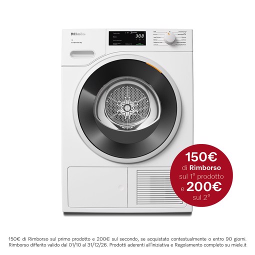 Miele TWD640WP asciugatrice Libera installazione Caricamento frontale 9 kg Bianco
