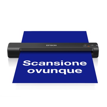 Scanner portatile compatto 600dpi,aliment.usb,272x47x34m