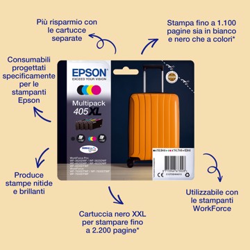 Multipack 405 valigia epson