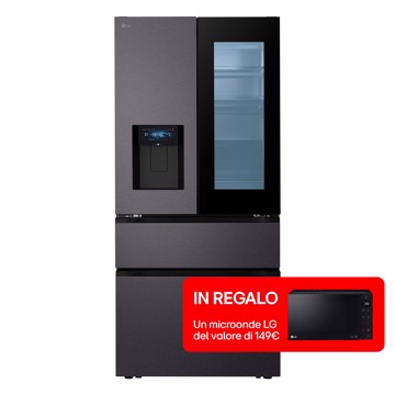Frigorifero french door nero h186 l83,5 p69,6 allaccio wif