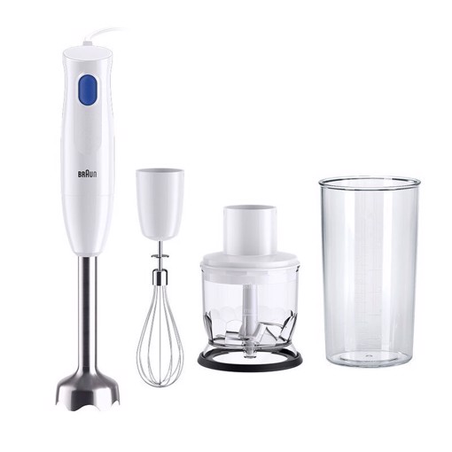 Braun MultiQuick 1 MQ10.202M WH 0,6 L Frullatore ad immersione 450 W Acciaio inox, Bianco