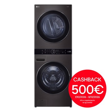 Washtower lavatrice+asciuga bl h189 l70 p77 turbo vapore wif
