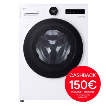 Lavasciuga 1400 giri 11+6kg h85 l60 p56,5 autopulente wif