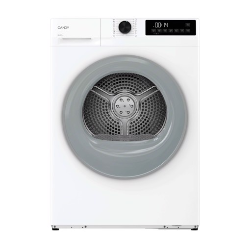 Candy ProDry 300 , Asciugatrice Slim 7 KG, Classe D, Bianco, Inverter, 5 Cicli rapidi, GDS 7N2G-S