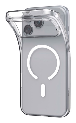 PURO 0.3 Nude Mag custodia per cellulare 17,5 cm (6.9") Cover Trasparente, Bianco