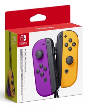 Coppia joy-con viola-arancione