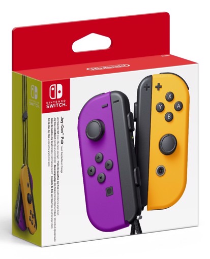 Nintendo Joy-Con Nero, Arancione, Viola Bluetooth Gamepad Analogico/Digitale Nintendo Switch